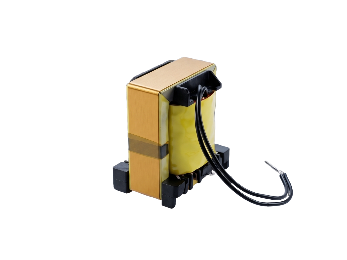 AC-DC converter transformer with kapton insulation